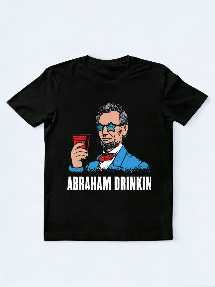 Abraham Drinkin 4th of July Gift T-shirt