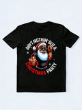 African American Santa Claus Christmas Gift T-shirt