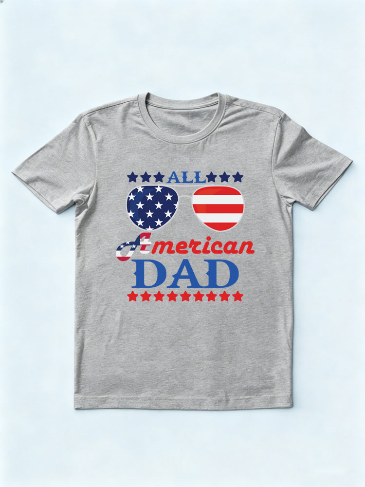 All American Dad 4th of July Gift T-shirt