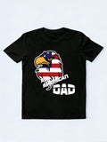 All American Dad Eagle 4th of July Gift T-shirt