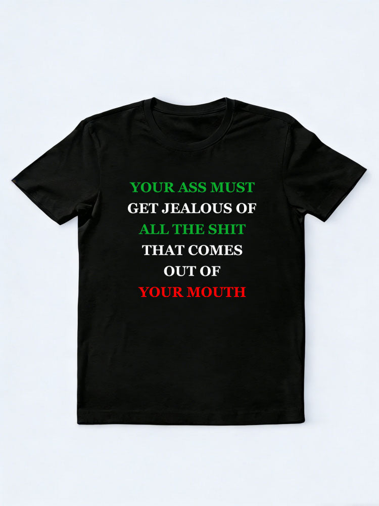 All The Shit Comes Out Of Your Mouth Christmas Season Vibe T-shirt