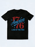 America 1776 Land Of The Free  250th Anniversary 4th Of July Independence Day Gift T-shirt