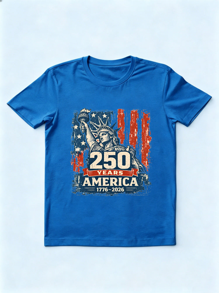 America 250 Years 4th of July Gift T-shirt