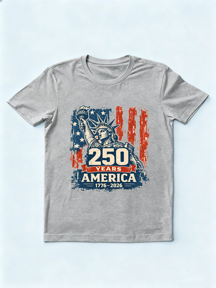 America 250 Years 4th of July Gift T-shirt