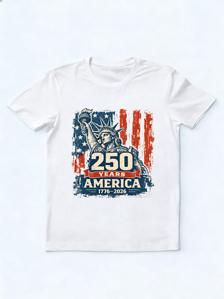 America 250 Years 4th of July Gift T-shirt