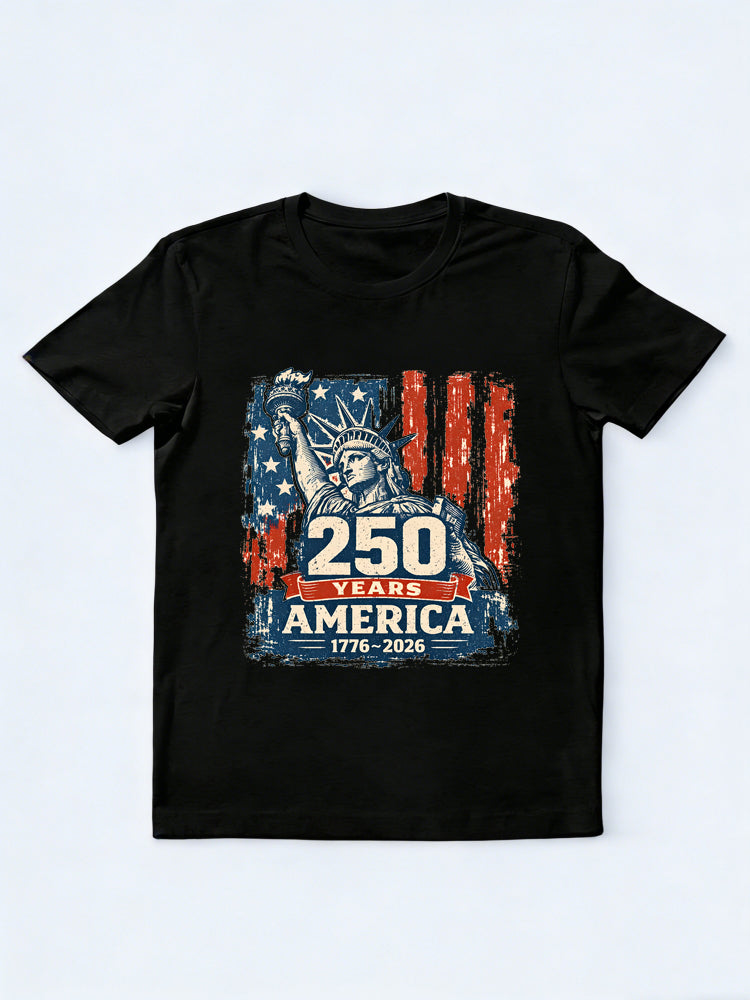 America 250 Years 4th of July Gift T-shirt