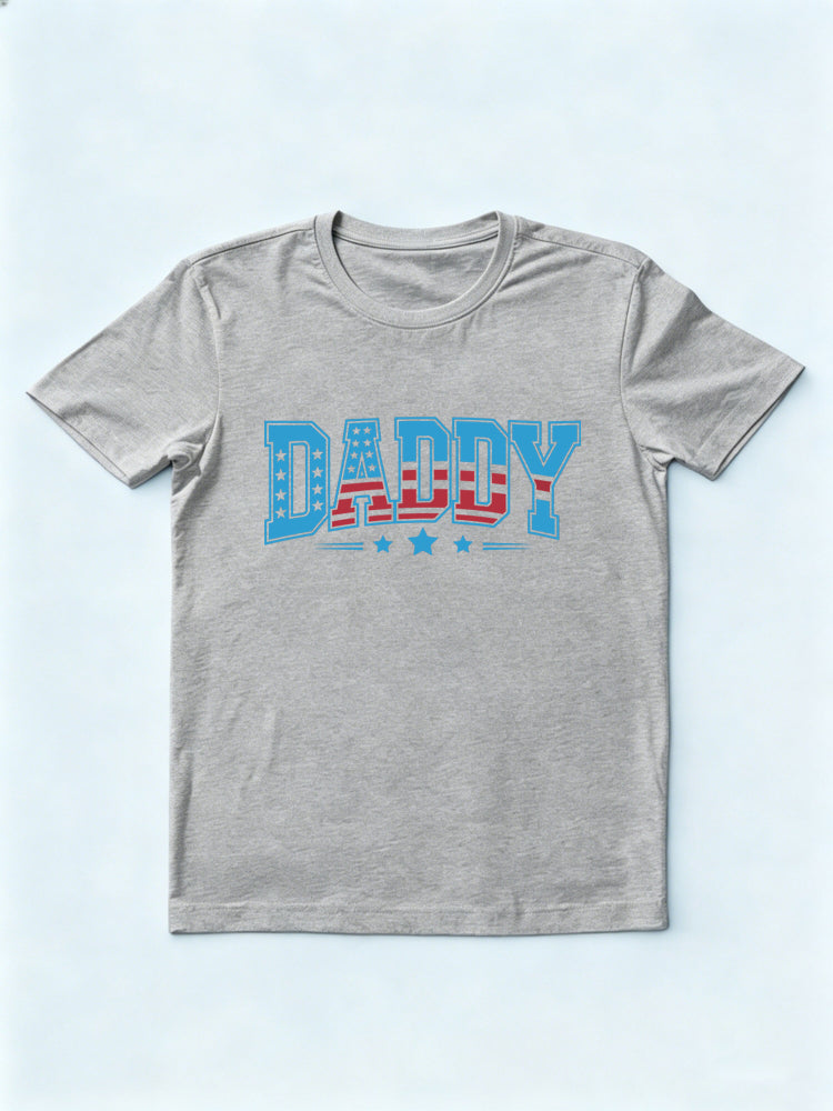 America Daddy 4th of July Gift T-shirt