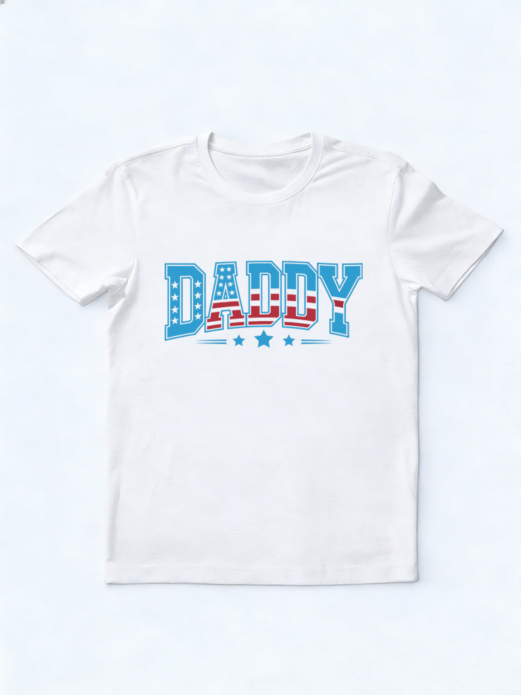 America Daddy 4th of July Gift T-shirt