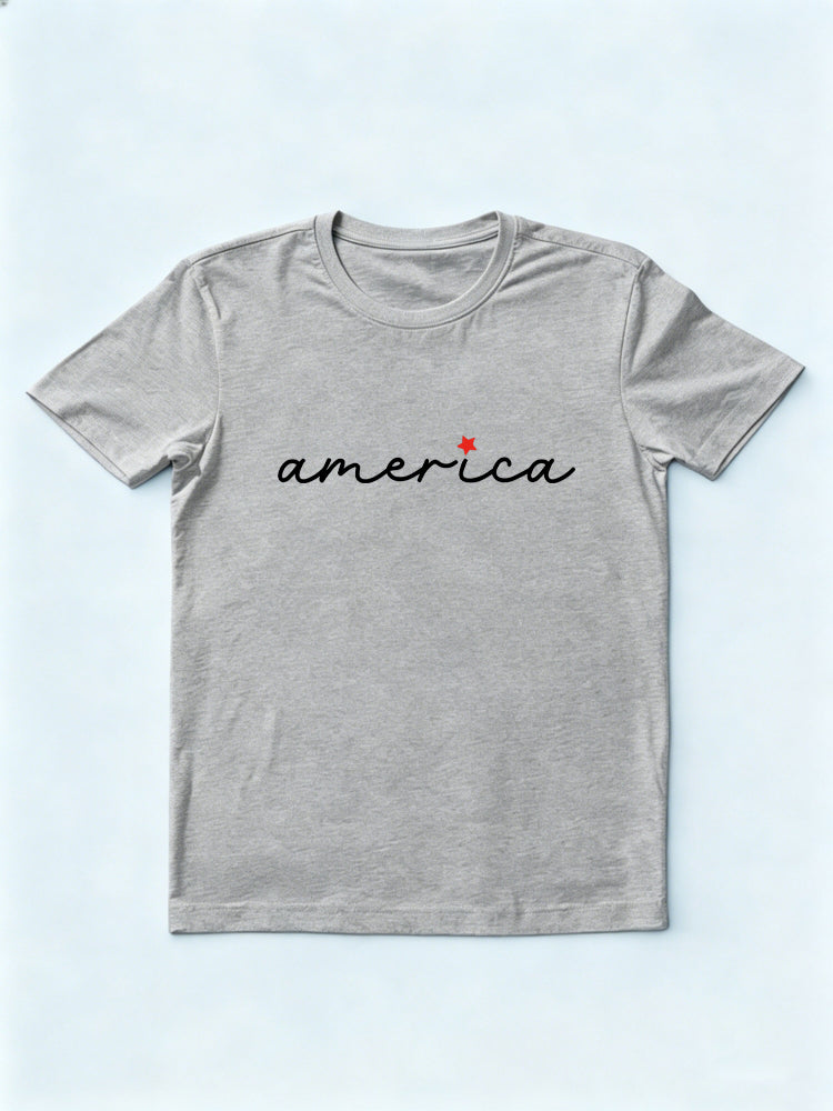 America Patriotic Independence Day 4th of July Gift T-shirt