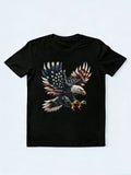 American Flag Eagle 4th of July T-shirt