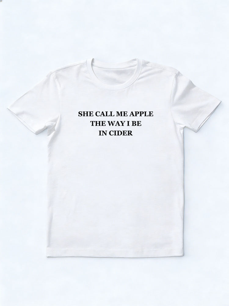 Apple in Cider Merry Christmas Season Vibe T-shirt