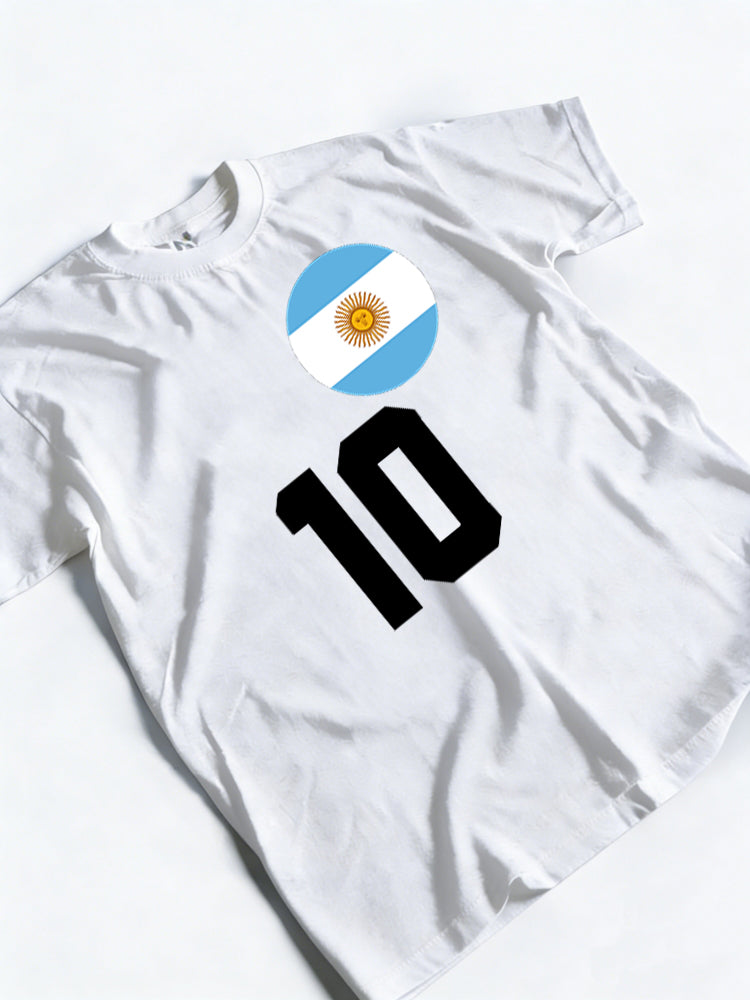 Argentina 10 Worldcup 2026 Champion MVP Player T-shirt