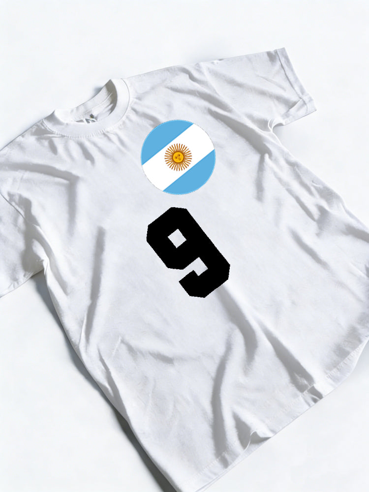 Argentina 9 Worldcup 2026 Champion MVP Player T-shirt