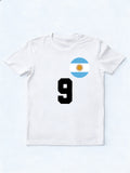 Argentina 9 Worldcup 2026 Champion MVP Player T-shirt