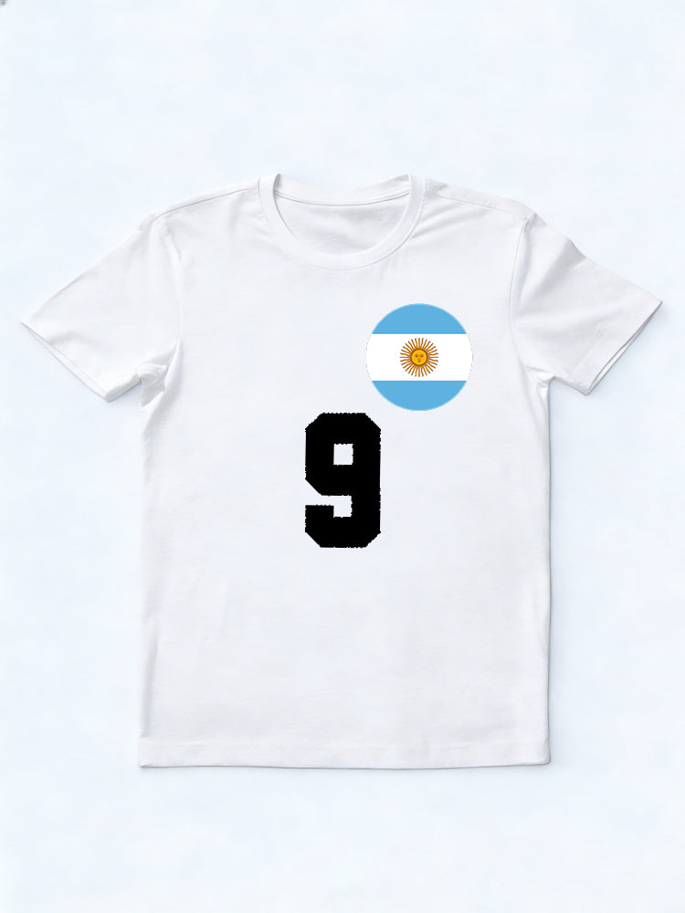 Argentina 9 Worldcup 2026 Champion MVP Player T-shirt