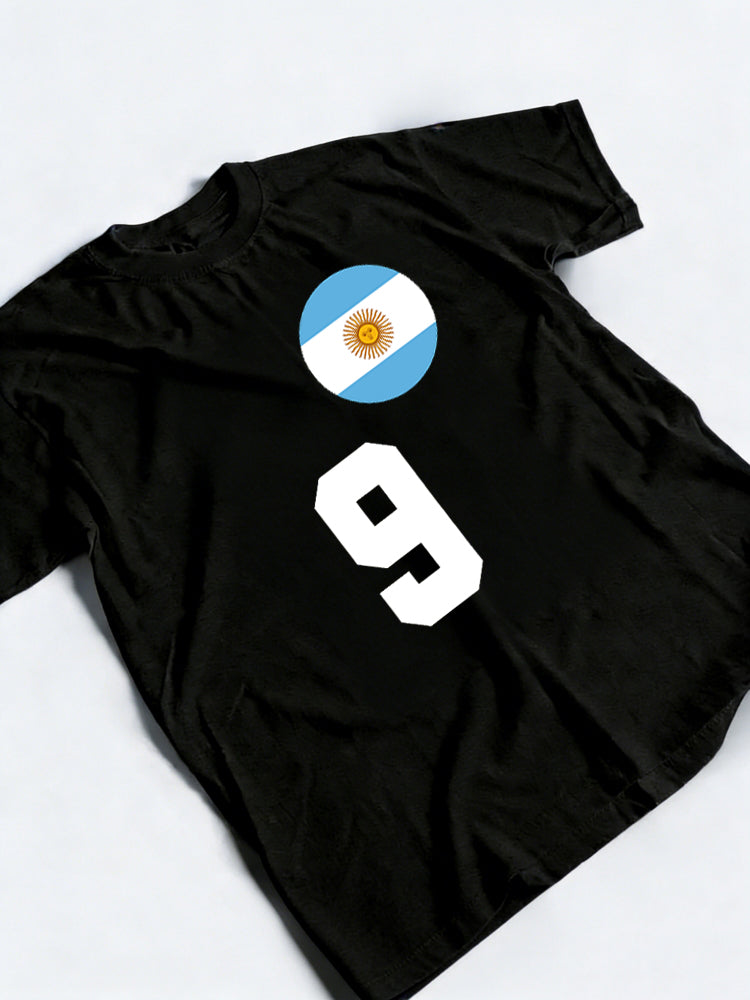 Argentina 9 Worldcup 2026 Champion MVP Player T-shirt
