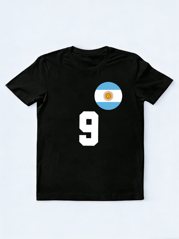 Argentina 9 Worldcup 2026 Champion MVP Player T-shirt
