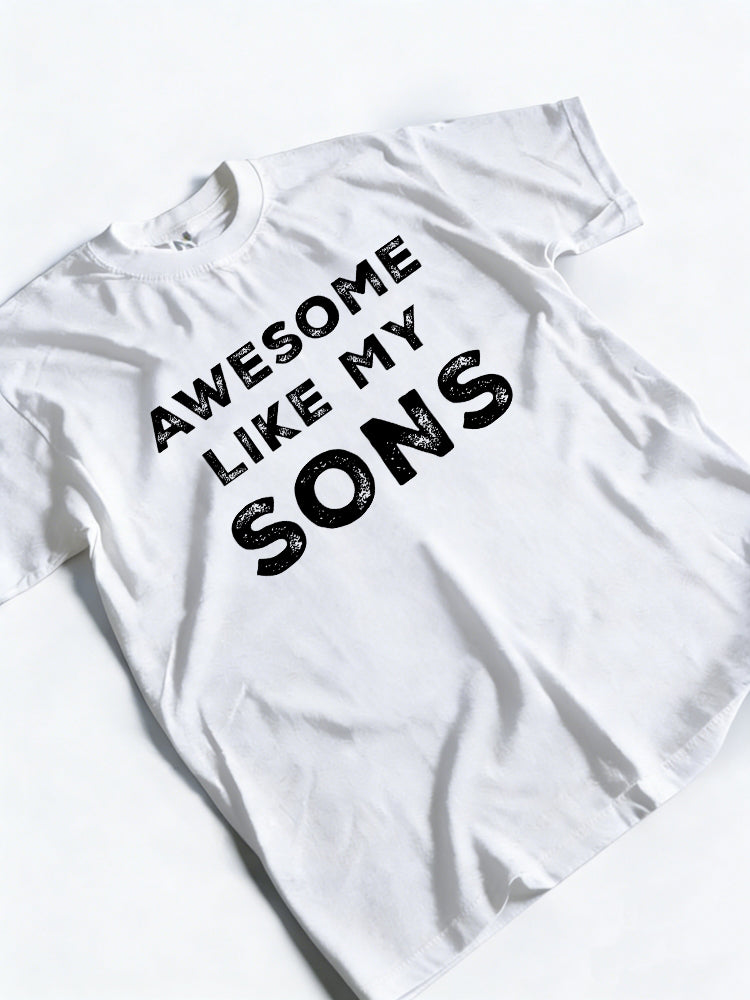 Awesome Like My Sons Father‘s Day Gift T-Shirt