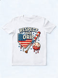 Baseball Design Cool 4th Of July Drip Gift T-Shirt