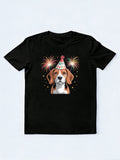 Beagle Dog New Years Eve Party New Year Gift T-Shirt