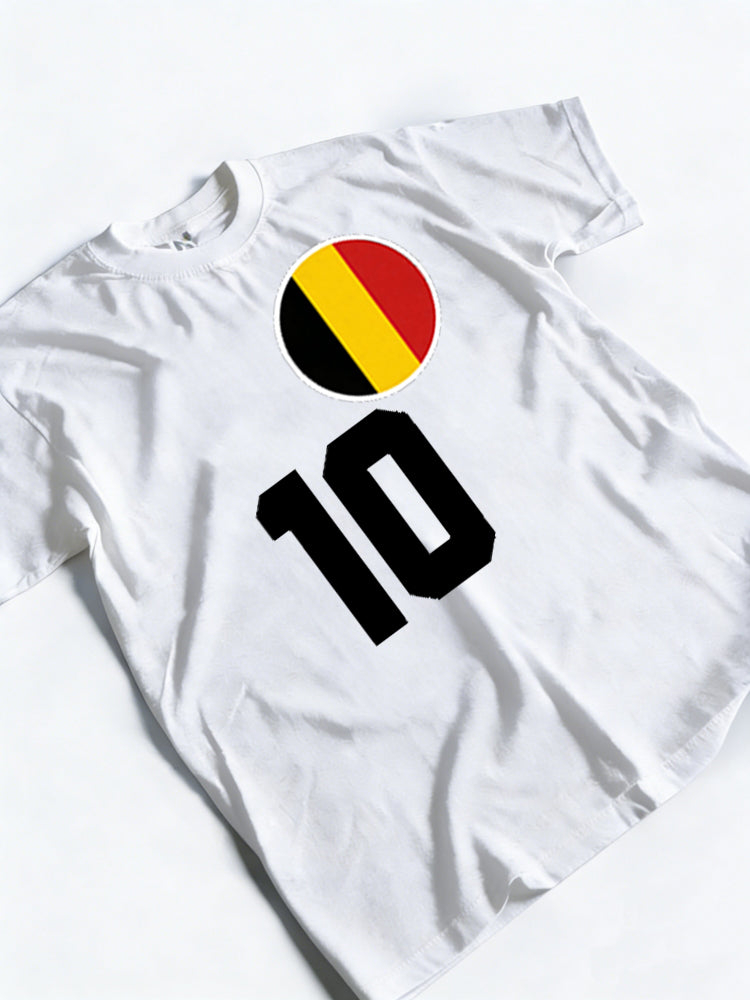 Belgium 10 Worldcup 2026 Champion MVP Player T-shirt