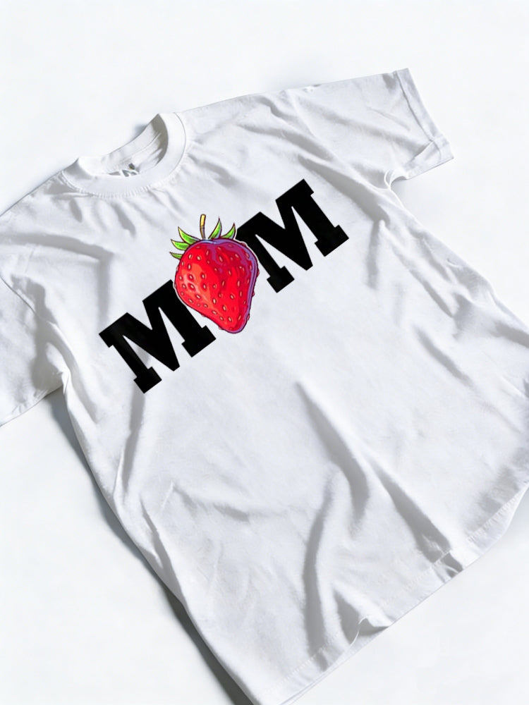 Berry Strawberry Mom Fruit Lover Mother's Day Gift T-Shirt