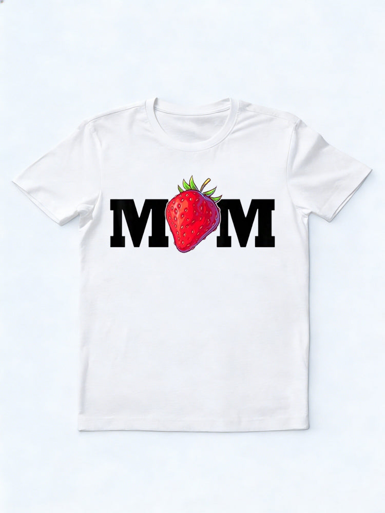 Berry Strawberry Mom Fruit Lover Mother's Day Gift T-Shirt