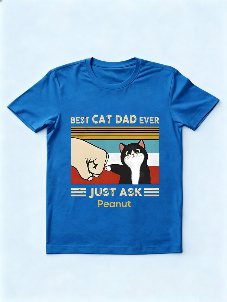 Best Cat Dad Ever Gift T-shirt