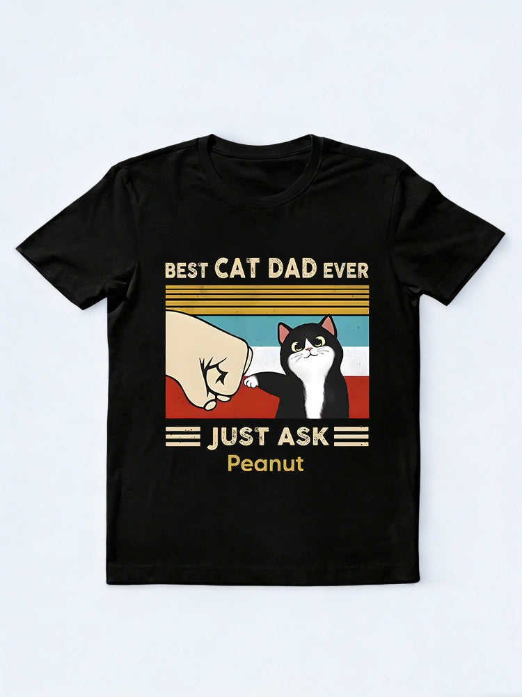 Best Cat Dad Ever Gift T-shirt