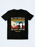 Best Cat Dad Ever Gift T-shirt