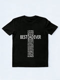 Best Dad Ever Cross Father's Day Gift T-Shirt