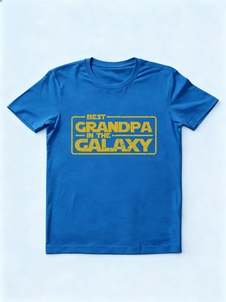 Best Grandpa In The Galaxy Gift T-shirt