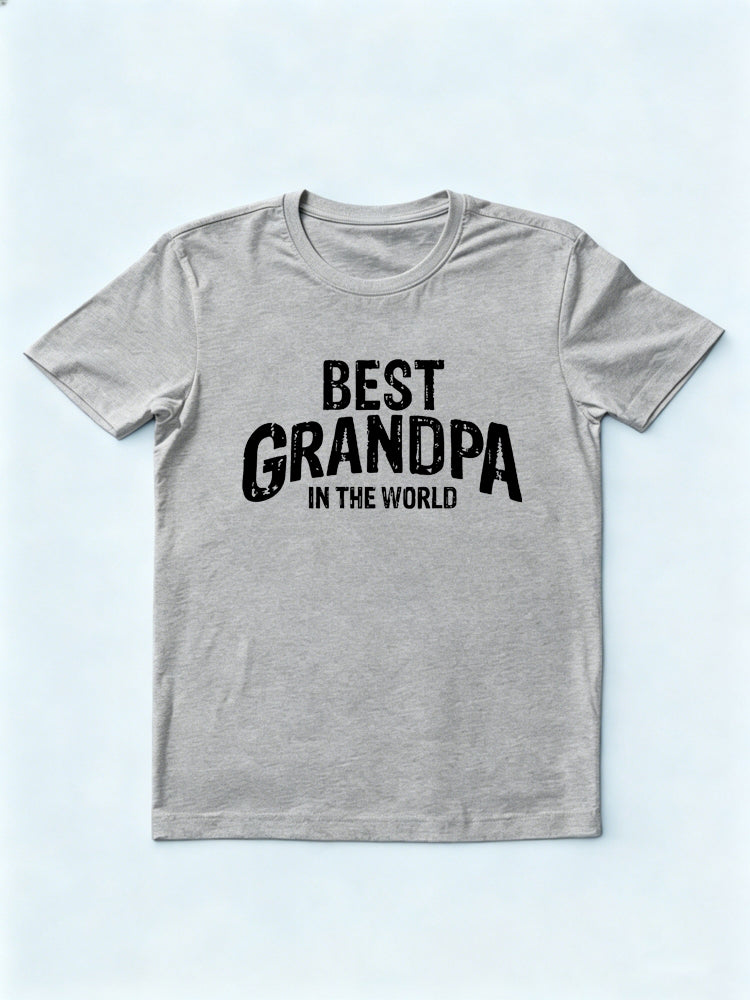 Best Grandpa In the World Father's Day Gift T-Shirt
