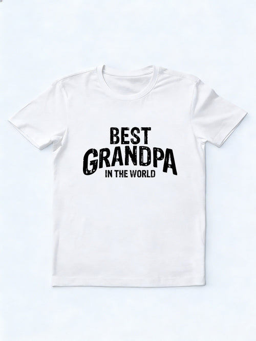 Best Grandpa In the World Father's Day Gift T-Shirt