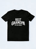 Best Grandpa In the World Father's Day Gift T-Shirt