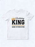 Birthday King Aging To Perfection Birthday Gift T-Shirt