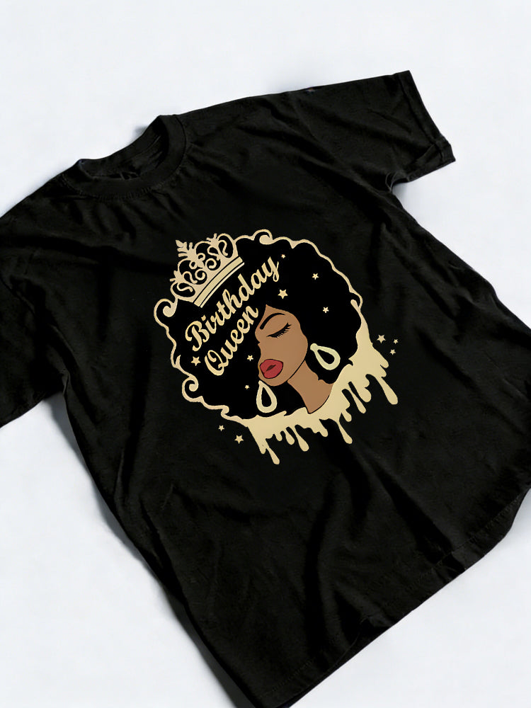 Birthday Queen Birthday Gift T-Shirt