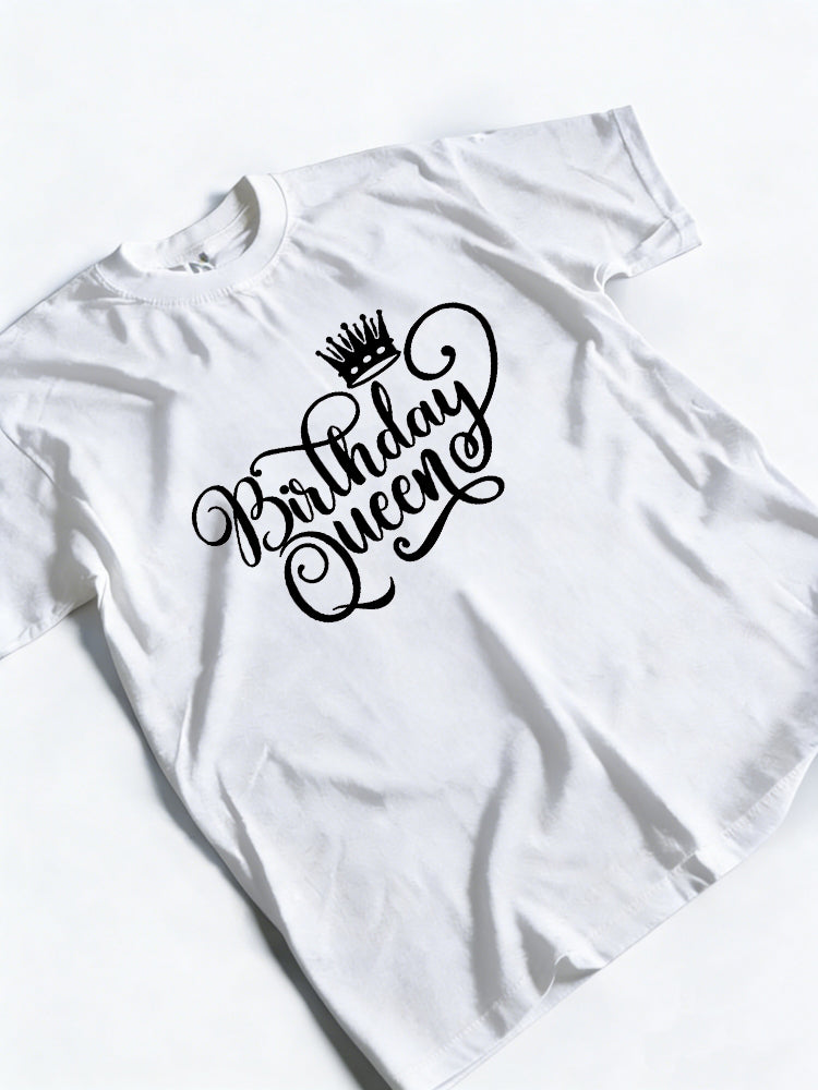 Birthday Queen Crown Birthday Gift T-Shirt