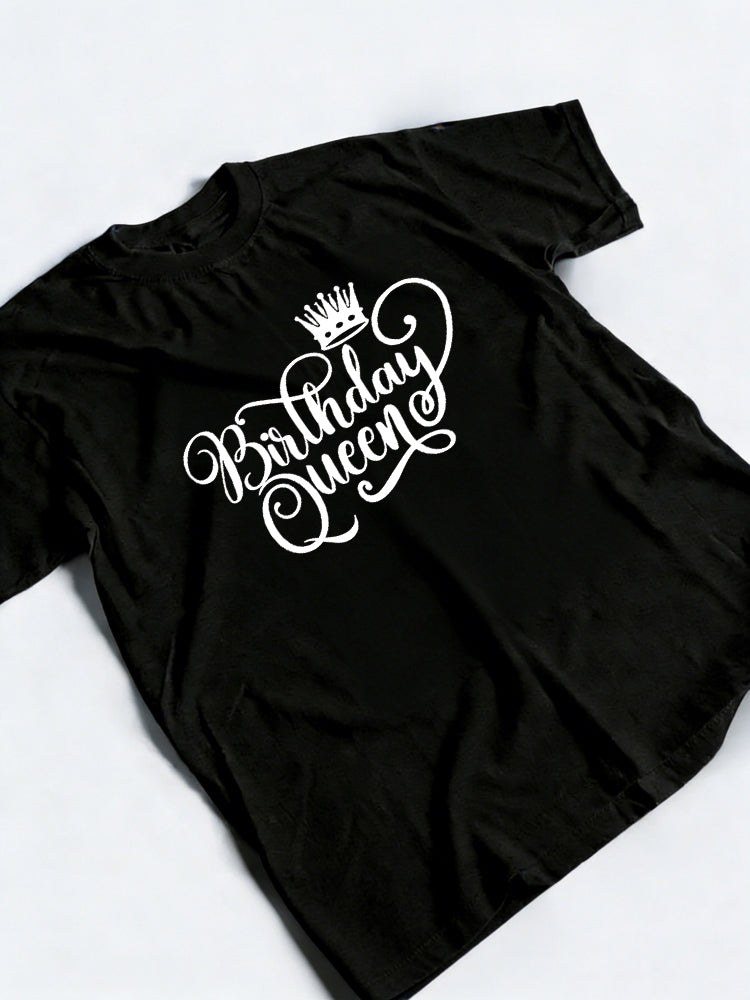 Birthday Queen Crown Birthday Gift T-Shirt