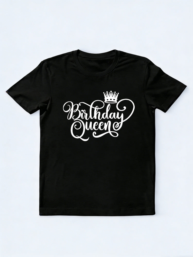 Birthday Queen Crown Birthday Gift T-Shirt