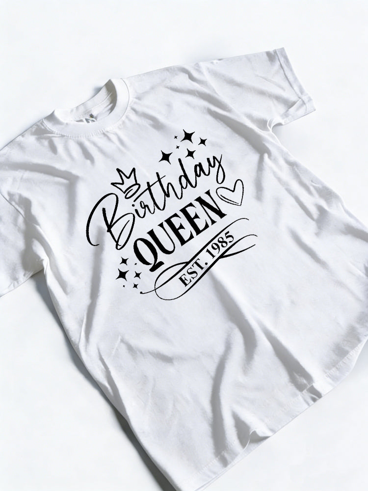 Birthday Queen Est 1985 Birthday Gift T-Shirt