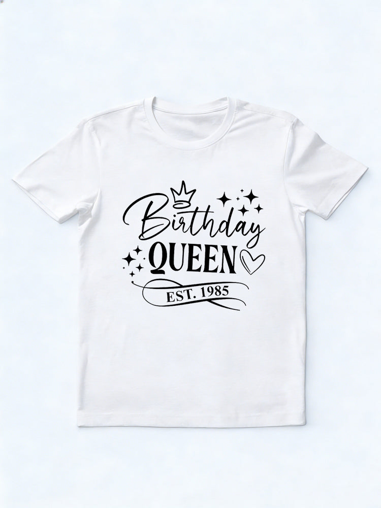 Birthday Queen Est 1985 Birthday Gift T-Shirt