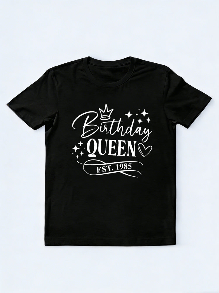 Birthday Queen Est 1985 Birthday Gift T-Shirt
