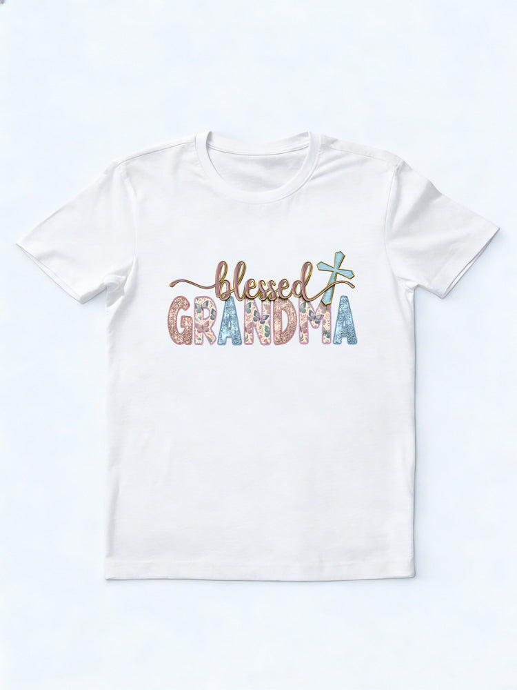 Blessed Grandma Blessed Nana Happy Mother's Day T-Shirt