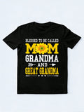 Blessed To Be Called Grandma and Great Grandma Mother's Day T-shirt