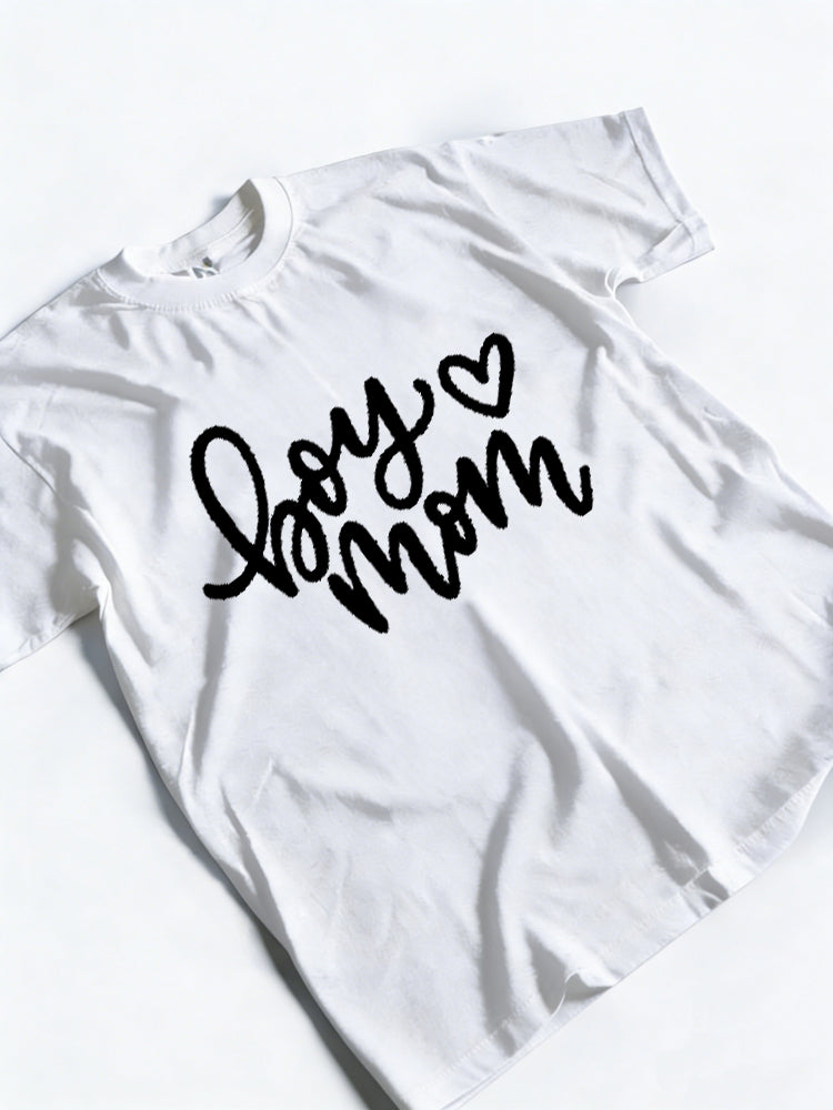 Boy Mom Mother's Day Gift T-shirt