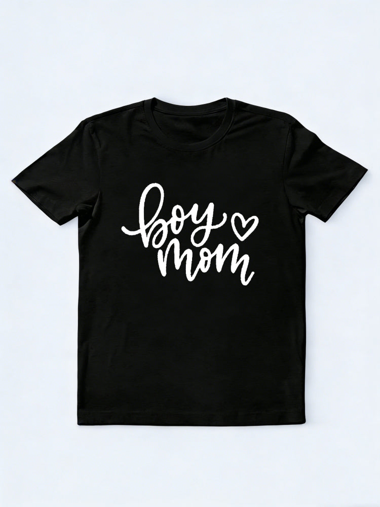 Boy Mom Mother's Day Gift T-shirt