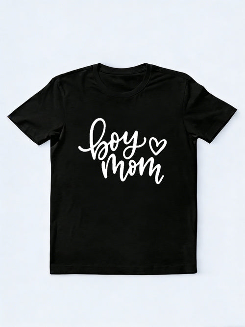 Boy Mom Mother's Day Gift T-shirt