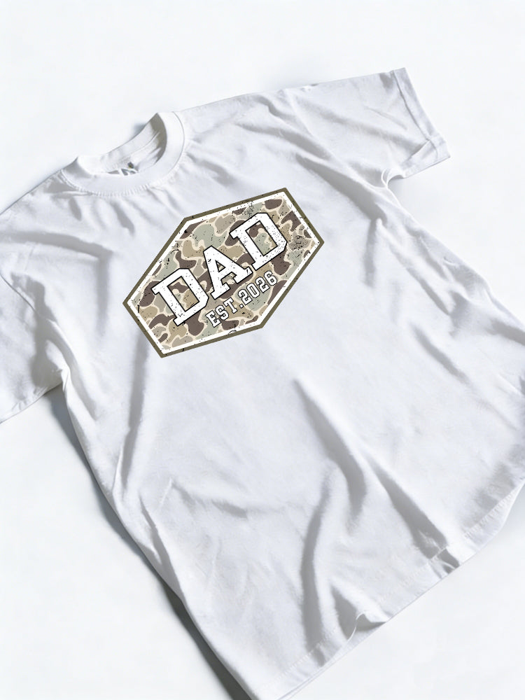 Camo Dad Father‘s Day Gift T-Shirt