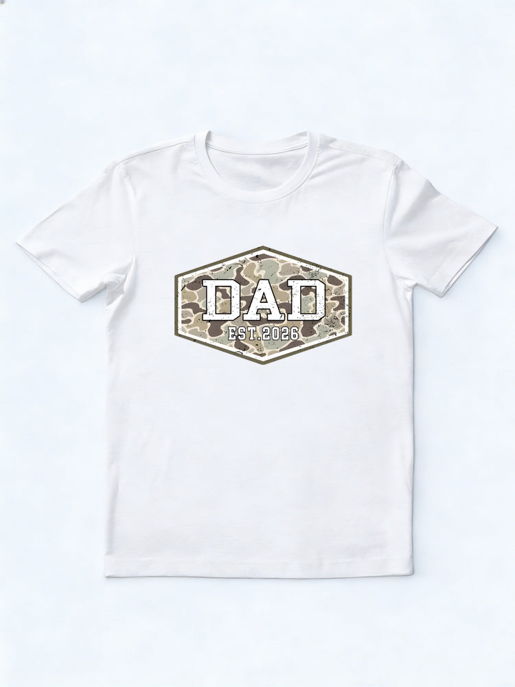 Camo Dad Father‘s Day Gift T-Shirt